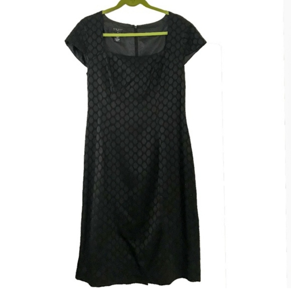 Nine West Geometric Print Square Neck Dress Size 2